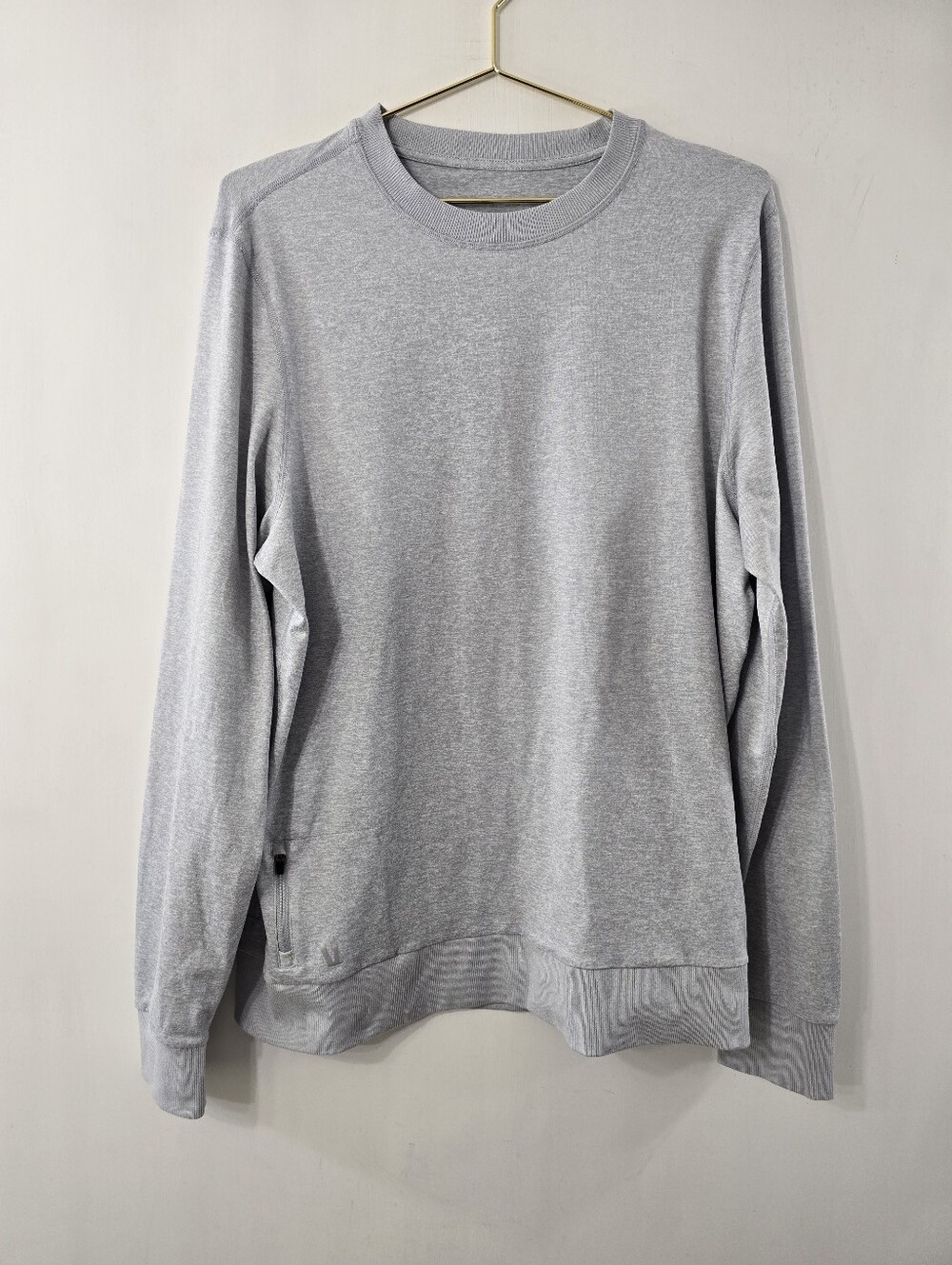 Vuori Ponte Performance Crew Zip Pocket Long Sleeve Activewear Sweatshirt Size L - Picture 6 of 15
